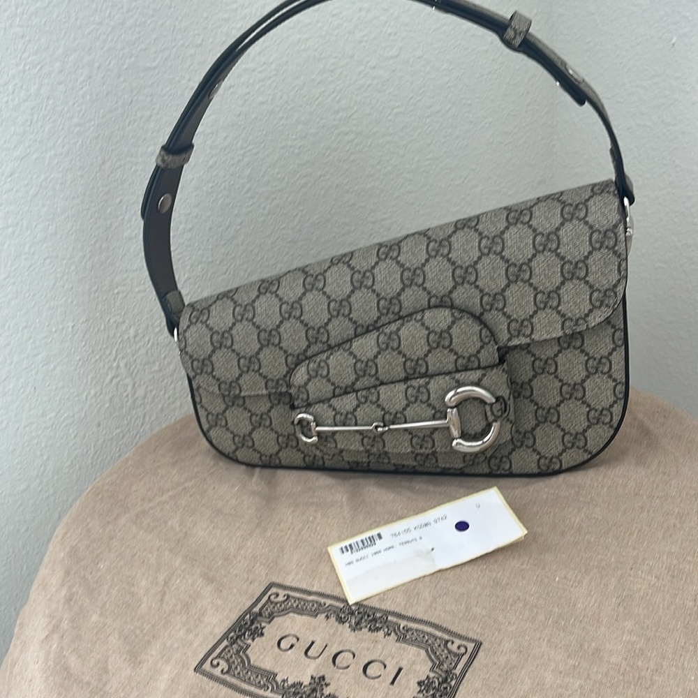 $4,500 New Authentic GUCCI Horsebit Shoulder Bag 1955 Purse LIMITED EDITION